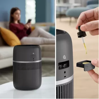 Philips 4000 sērijas gaisa mitrinātājs HU4210/03 - NanoCloud iztvaicējošais, 300 ml/h, 2L tvertne, tumši pelēks