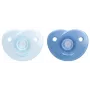 Philips Avent Soothie silikona knupis ar silikona vairogu, 0-6 mēneši, 2 gab.