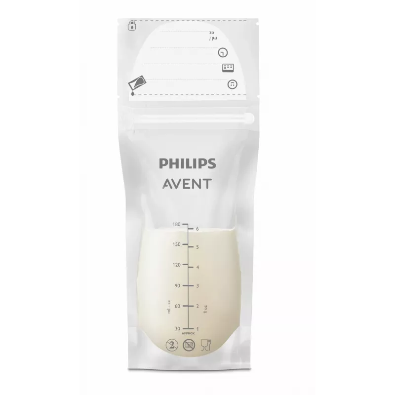 Philips AVENT krūts piena uzglabāšanas maisiņi 180 ml, 25 gab.