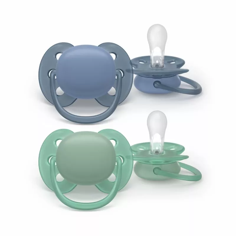 Philips Avent Ultra Soft māneklis 6-18 mēnešiem, 2 gab., zēnam