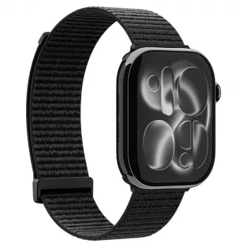 Spigen WBF01 siksniņa Apple Watch 8/9/10/11/SE/Ultra (44/45/46/49 mm), melna