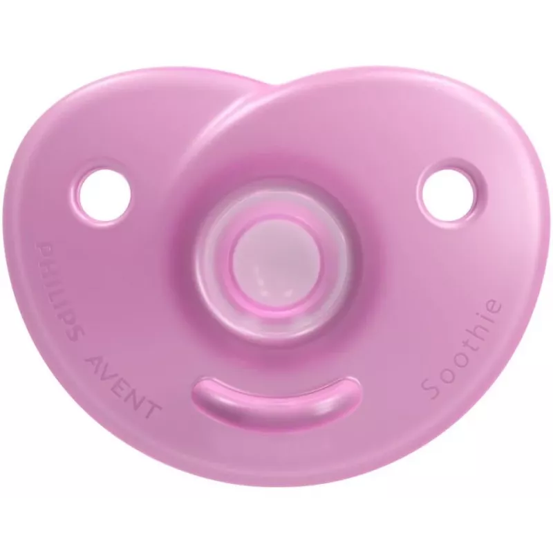 Philips Avent Soothie silikona māneklis ar silikona vairogu, 0-6 mēneši, 2 gab.