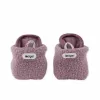 Lodger Slipper Teddy mazuļu čības, rožu, 0-3 mēneši, pretizslīdēšanas, flīsa, unisex