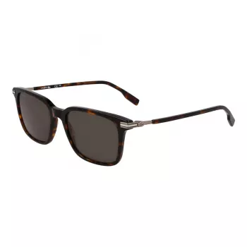 Lacoste vīriešu saulesbrilles L6035S-230, taisnstūra formas, Havana rāmis, brūns lēcas, 53mm