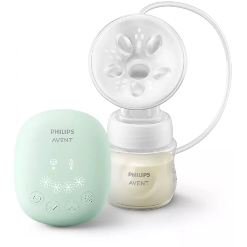 Philips Avent vienreizējā elektriskā krūts sūknēšanas ierīce ar 125ml pudelīti