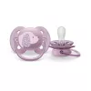 Philips Avent Ultra Soft DECO knupītis 6-18 mēnešiem, 1 gabals, meitenēm