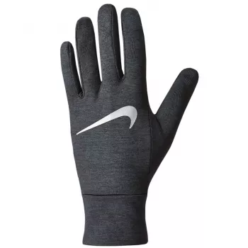 Nike Dri-FIT Fleece sieviešu skriešanas cimdi - pelēki, XS/S