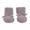 Lodger Slipper Merino vilnas zīdaiņu čības, rožu, 0-6 mēneši