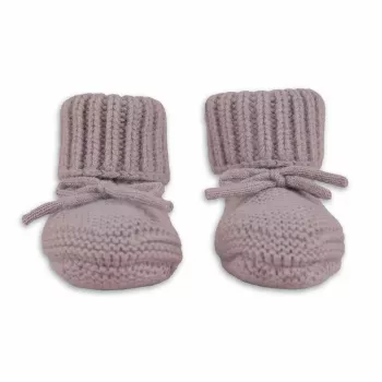 Lodger Slipper Merino vilnas zīdaiņu čības, rožu, 0-6 mēneši