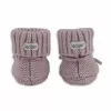 Lodger Slipper Merino vilnas zīdaiņu čības, rožu, 0-6 mēneši