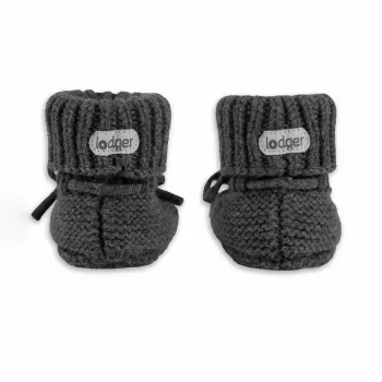 Lodger Slipper merino vilnas zīdaiņu čības, balodis, 0-6 mēneši