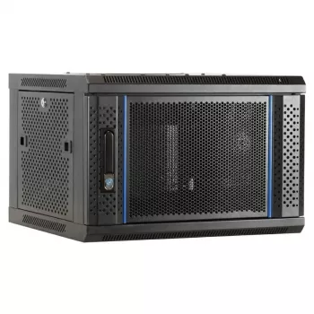 DSIT 6U sienas montāžas serveru skapis ar perforētām priekšdurvīm 600x450x367mm (DS6406PP)