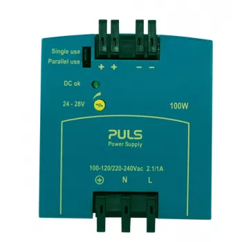 PULS MiniLine ML100.100 DIN sliedes barošanas bloks 24V DC 4.2A 100W