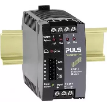 PULS DIMENSION PISA11.410 4 kanālu aizsardzības modulis 24V DC / 4 x 10A