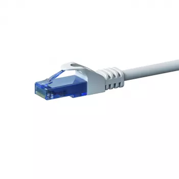 DSIT CAT6a U/UTP Ethernet tīkla kabelis, 100% varš, 1,5 m, balts DC-U6A2-015