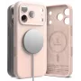 Ringke silikona magnētiskais MagSafe apvalks iPhone 18 Pro Max - Pink Sand