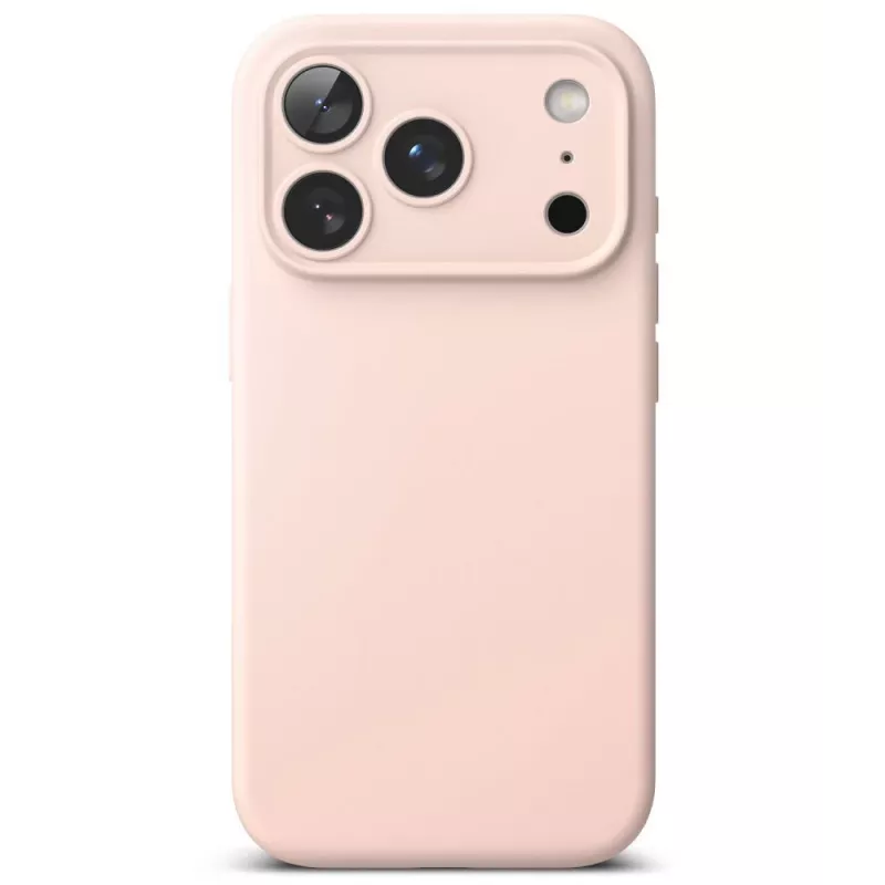 Ringke silikona magnētiskais MagSafe apvalks iPhone 18 Pro Max - Pink Sand
