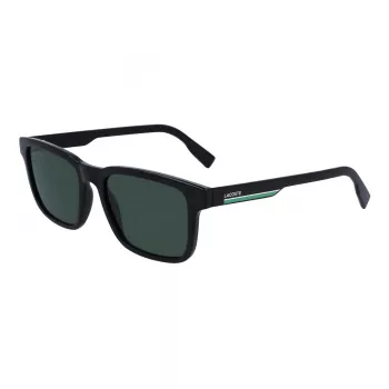 Lacoste vīriešu saulesbrilles L997S-1, taisnstūra formas, melnas/pelēkas, 54mm