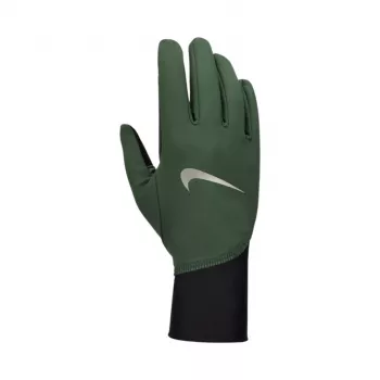 Nike Pacer Midweight vīriešu skriešanas cimdi zaļi/melni XL