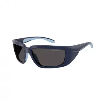 Arnette AN4355-275987 vīriešu taisnstūra saulesbrilles, matēti melns rāmis, pelēkas lēcas, 62-16-125 mm