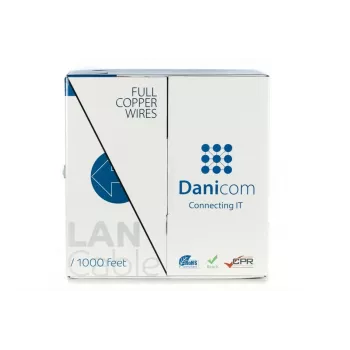 DSIT DANICOM CAT5E UTP 305m PVC (Fca) kabelis vairumā DC-UTP5E-305-FCA