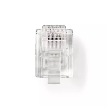 DSIT RJ11 telefona spraudnis - 4 kontaktu - 10 gabali (DC-RJ11-10PCE)