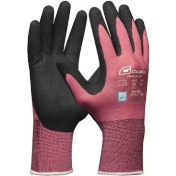 GEBOL Master Flex Lady darba cimdi 8. izmērs melni/rozā 709944