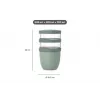 MEPAL Thermo Lunchpot Ellipse termoizolēts pārtikas trauks Nordic Sage 700 ml 107658094700