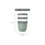 MEPAL Thermo Lunchpot Ellipse termoizolēts pārtikas trauks Nordic Sage 700 ml 107658094700