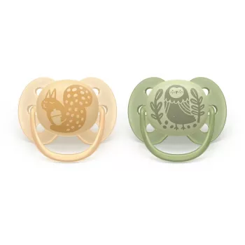 Philips Avent Ultra Soft DECO māneklis 6-18 mēnešiem, 2 gab., pelēks