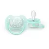 Philips Avent Ultra Soft DECO māneklis 0-6 mēneši, 2 gab., silikons, bez BPA, ar sterilizēšanas futrāli