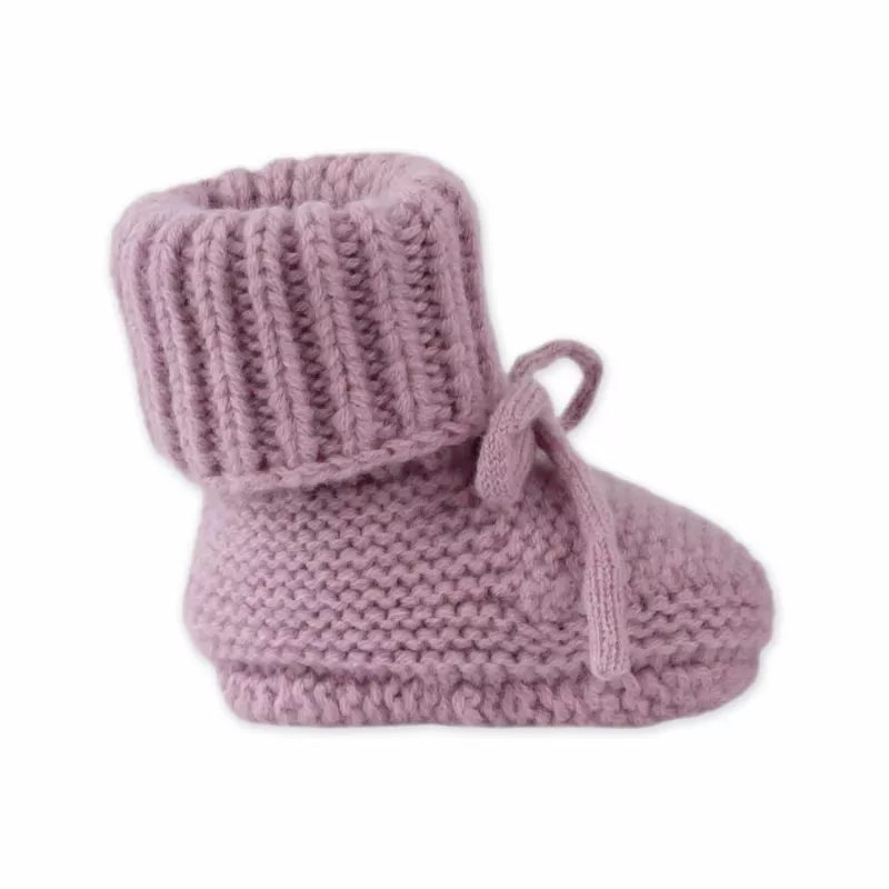 Lodger Slipper merino vilnas zīdaiņu čībiņas, gaiši violetas, 0-6 mēneši