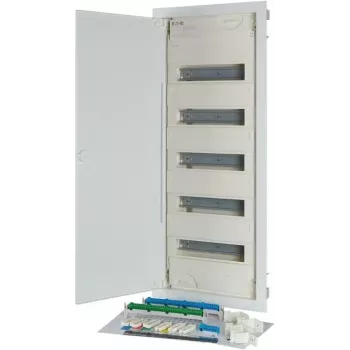 Eaton KLV-60UPP-F Iebūvējams sadalītājs, 5 rindas, 60 moduļu vienības, balts 302410