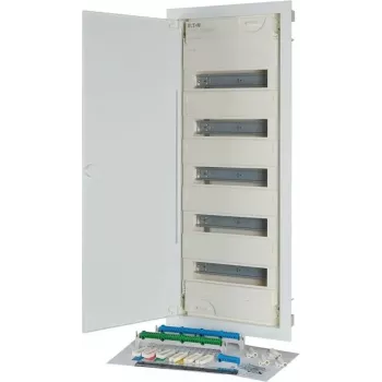 Eaton dobumā sienā iedobta sadales skapis 5 rindas, 60 moduļu vienības KLV-60HWP-F (302412)