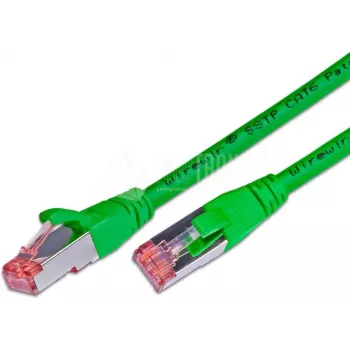Wirewin S/FTP CAT6 0,25m tīkla kabelis, zaļš (PKW-PIMF-KAT6 0.25 GN)