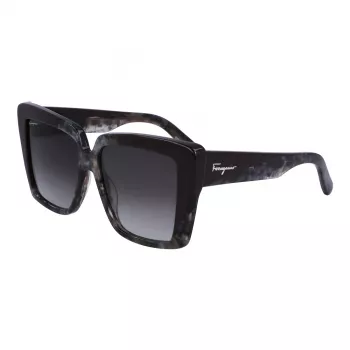Ferragamo sieviešu saulesbrilles SF1060S-21 Butterfly, Havana/Brūns gradients, 55mm