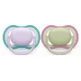 Philips Avent Ultra Air knupītis 0-6 mēnešiem, 2 gab., meitenēm rozā/violetā, SCF085/24