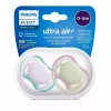 Philips Avent Ultra Air knupītis 0-6 mēnešiem, 2 gab., meitenēm rozā/violetā, SCF085/24