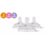 Philips Avent Natural Response zīdaiņu pudelīšu silikona knupīšu komplekts (3 gab., plūsma 3, no 1 mēneša)