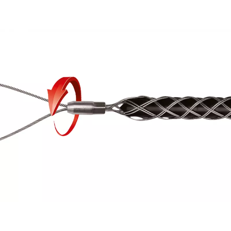 RUNPOTEC 30039 kabeļa vilkšanas satvērējs ar cilpu 4-6 mm