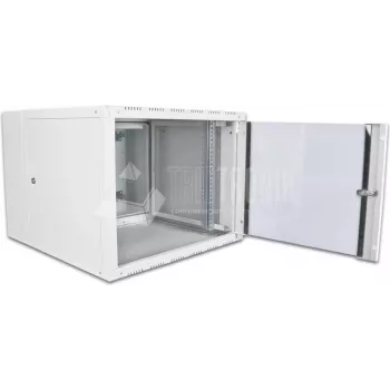 Wirewin 19 collu sienas skapis, 2 daļu, 600x650mm, 15U (WCAB D 600X650X15U)