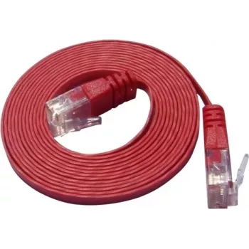 Wirewin Cat.6 Slim savienojuma kabelis U/UTP 0,1m Sarkans PKW-SLIM-KAT6 0.1 RT