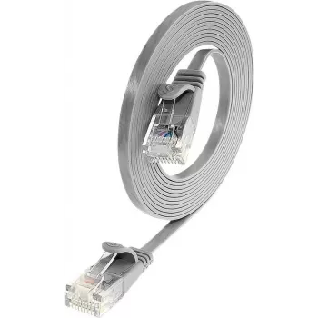 Wirewin Cat.6 U/UTP slaidais savienojuma kabelis, RJ45, 10 m, pelēks PKW-SLIM-KAT6 10.0