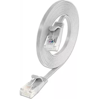 Wirewin Cat.6 Slim Ethernet tīkla kabelis, U/UTP, 2,0 m, balts PKW-SLIM-KAT6 2.0 WS