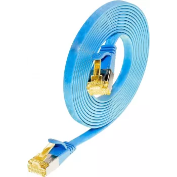 Wirewin Cat6a U/FTP plāns tīkla savienojuma kabelis 7m zils RJ45 10Gbps PKW-STP-SLIM-K6A 7.0 BL