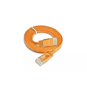 Wirewin Triotronik PKW-SLIM-KAT6 3.0 OR Cat6 U/UTP slaids Ethernet savienojuma kabelis, RJ-45 tēviņš uz tēviņu, 3m, oranžs