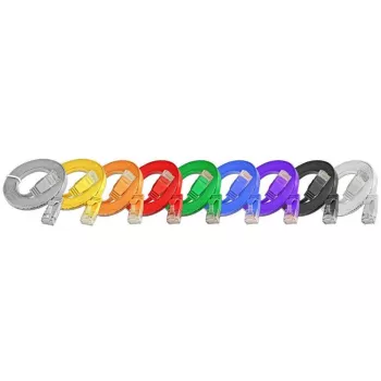 Wirewin Cat6 U/UTP slaidais Ethernet tīkla kabelis, 0,1 m, violets PKW-SLIM-KAT6 0.1 VT