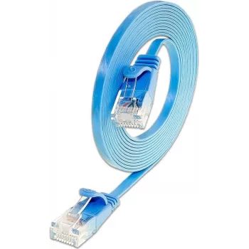 Wirewin Cat.6 Slim Ethernet tīkla kabelis U/UTP 0,25 m zils PKW-SLIM-KAT6 0.25 BL