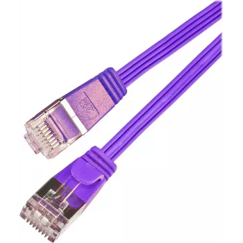 Wirewin Triotronik Cat6 U/FTP plānais savienojuma kabelis 1m violets PKW-STP-SLIM-KAT6 1.0 VT