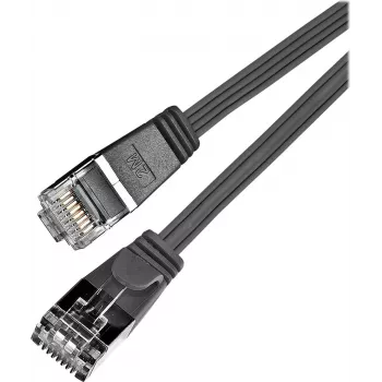 Wirewin SLIM S6 25 SW - Cat.6 SLIM tīkla kabelis, S/FTP (PIMF), 25 m, melns PKW-STP-SLIM-KAT6 25.0 SW